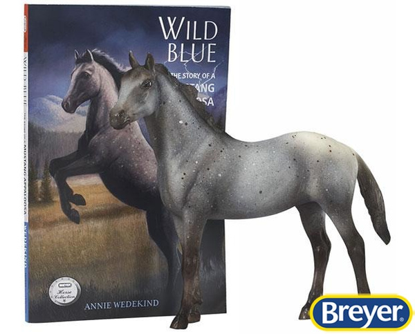 6136 Koń Wild Blue z książką