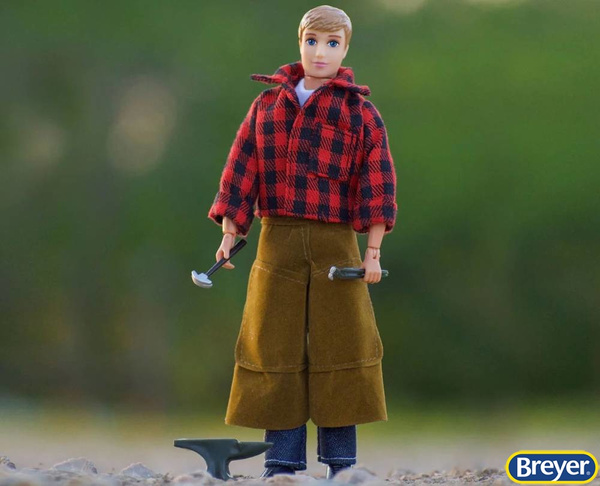 530 Breyer Traditional Lalka kowal z akcesoriami