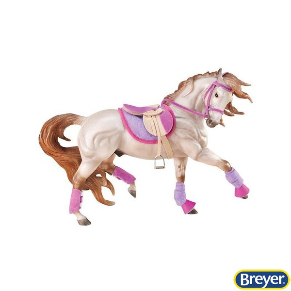 2050 Zestaw siodło i ogłowie różowo-fioletowy Breyer