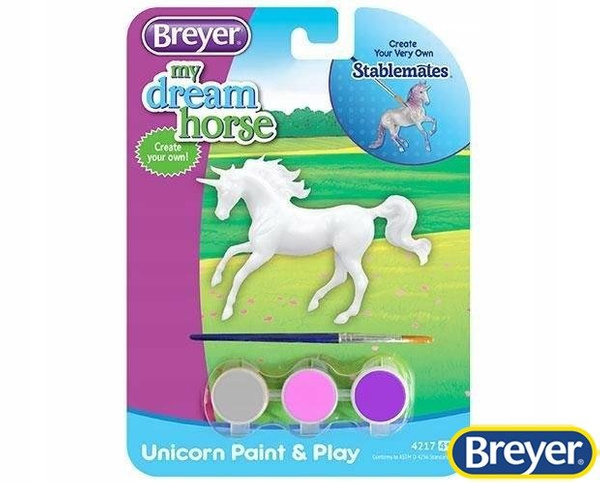 4217 Breyer Zestaw do malowania Jednorożec