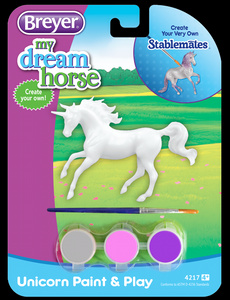 4217 Breyer Zestaw do malowania Jednorożec
