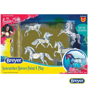 4237 Breyer Stablemates Suncatcher Zestaw koni do malowania