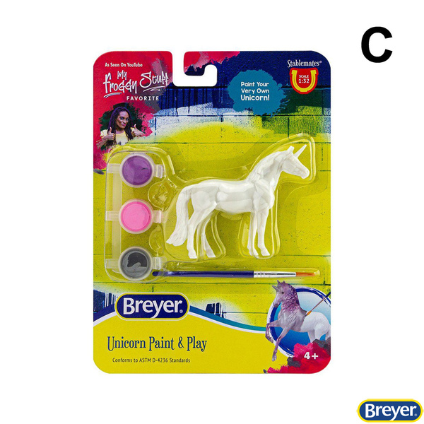 4233 Breyer Stablemates UNICORN PAINT & PLAY