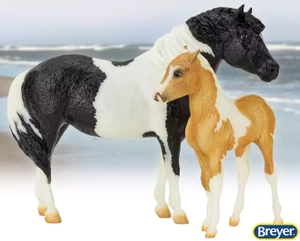 1863 Breyer Traditional The Phantom & Misty zestaw 