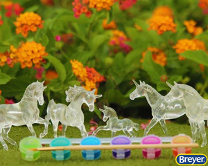 4238 Breyer Stablemates Suncatcher Jednorożec zestaw do malowania