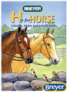 4120 Breyer Kolorowanka aktywności + naklejki